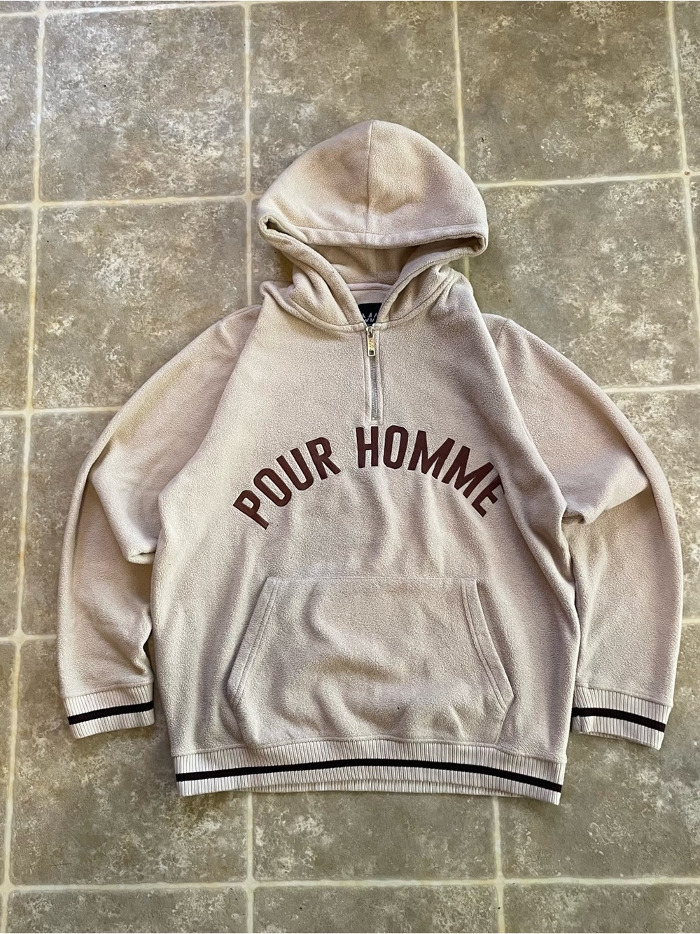 Boohooman Pour Homme beige Hoodie